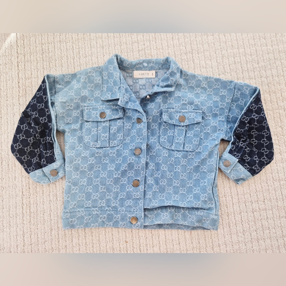 Lamitto Girls Fashion Designer Denim Jacket